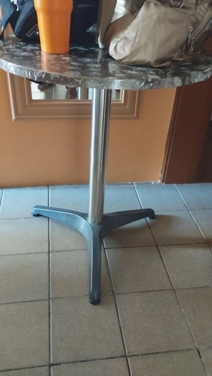 Mesa alta alumínio  - Foto 2