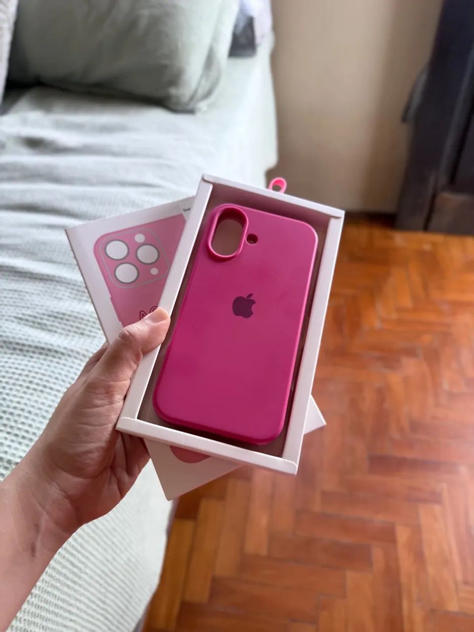 Capinha Pink para iPhone 16 e 17