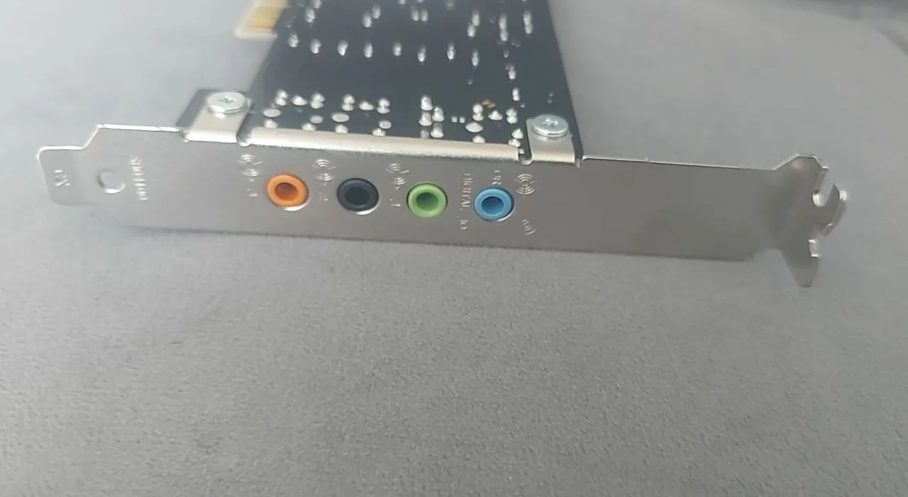 Placa de Som PCI - Qualidade de Áudio Superior