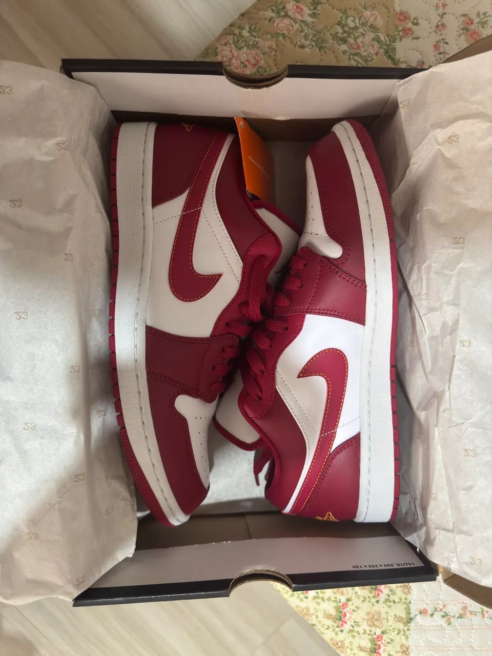 AIR JORDAN 1 low ?cardinal red? - Foto 3