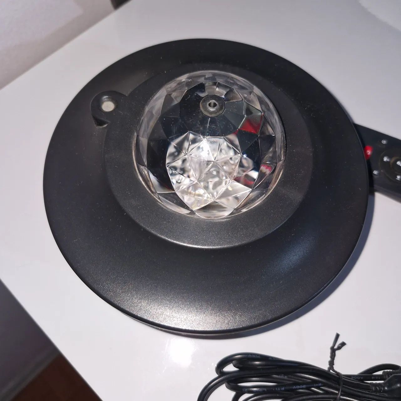 Projetor - Luminária Galáxia Luz Noturna Estrelas Música Bluetooth USB - Foto 2