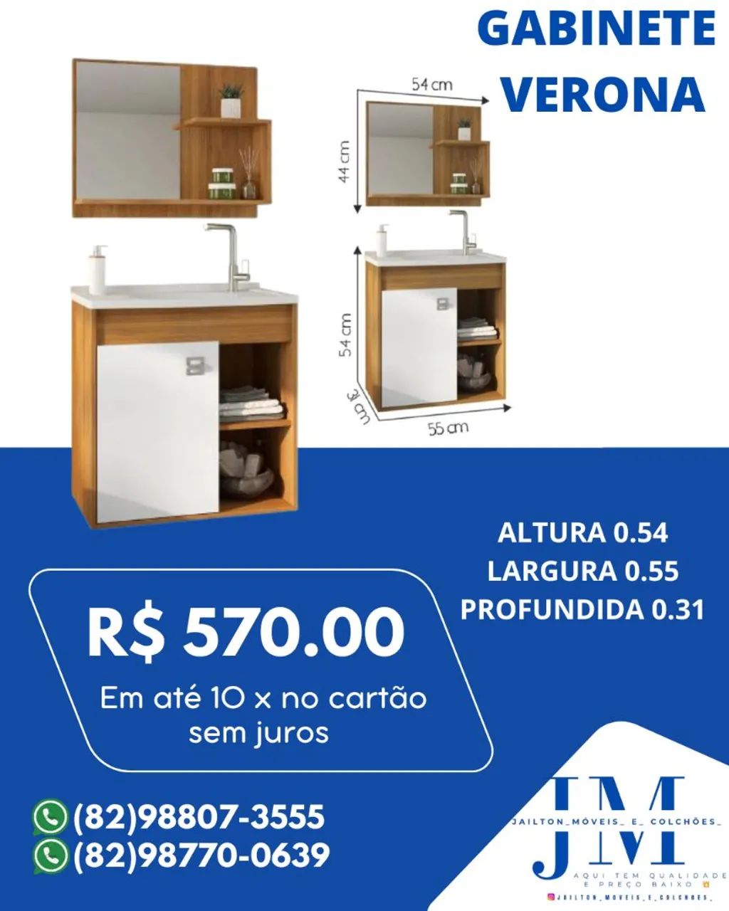 MEGA PROMOÇÃO DE GABINETE PRA BANHEIRO  - Foto 2