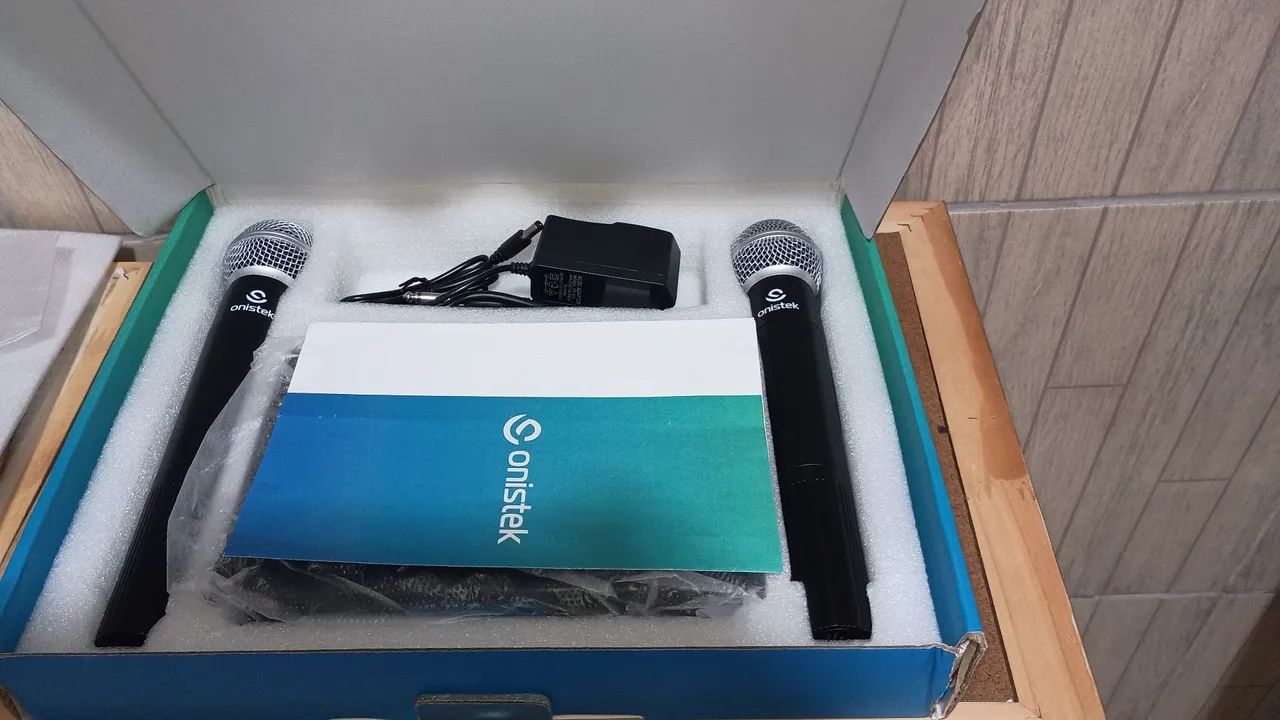 Microfone sem fio VHF sonistek  - Foto 2