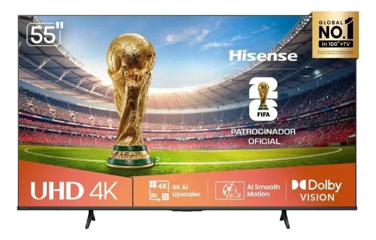 Smart TV 55" Hisense 4K VIDAA - Foto 2
