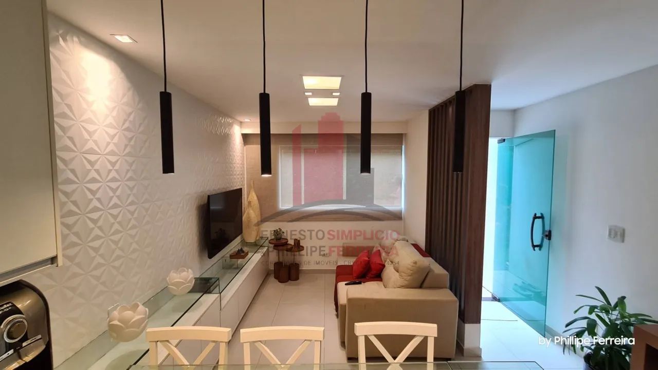 Lindo Duplex Mobiliado e Decorado 1 Quarto 2 Suítes 65m² 2 Vagas - Foto 2
