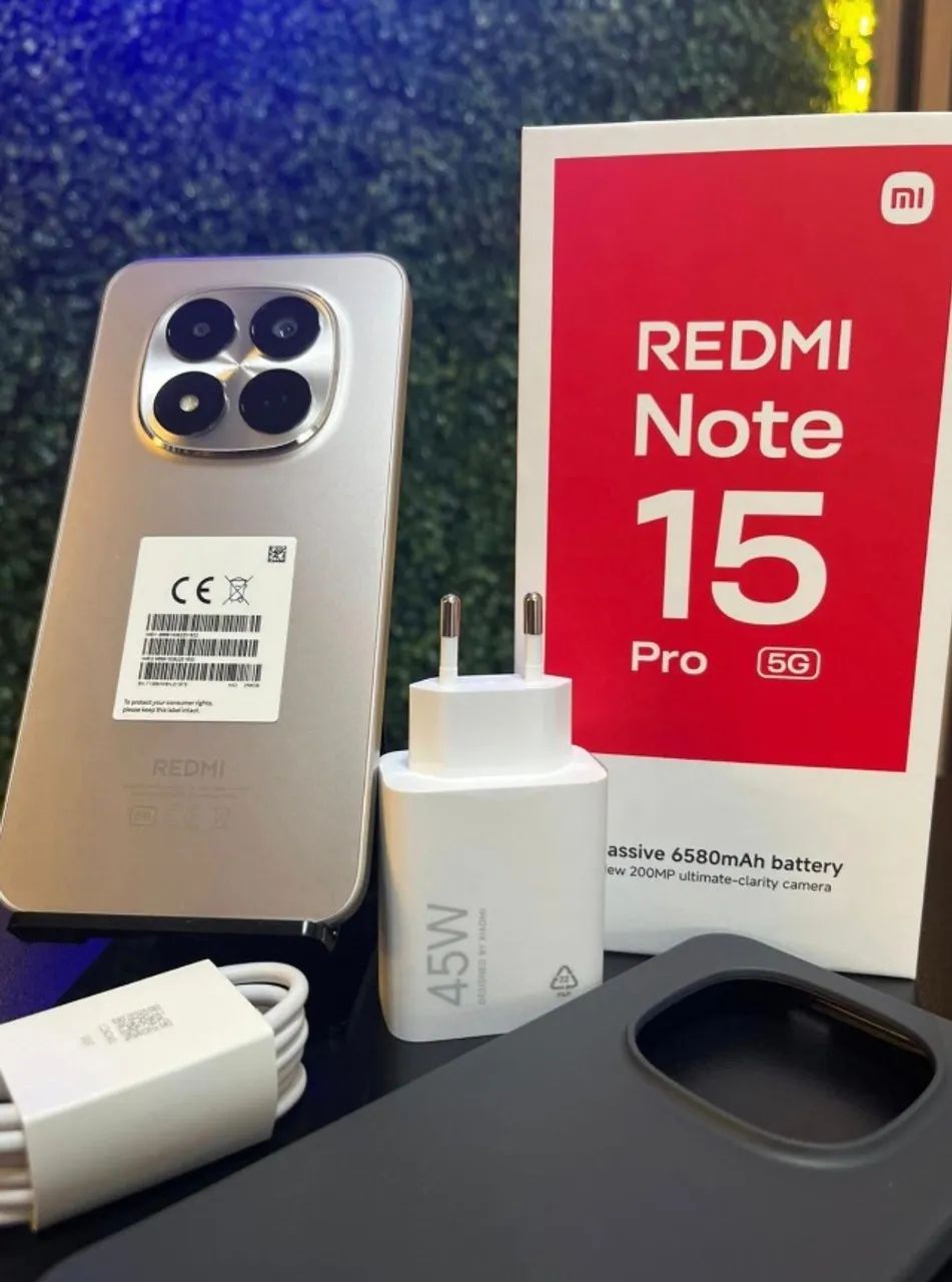 Redmi Note 15 Pro 5G 8ram 512gb - Titanium