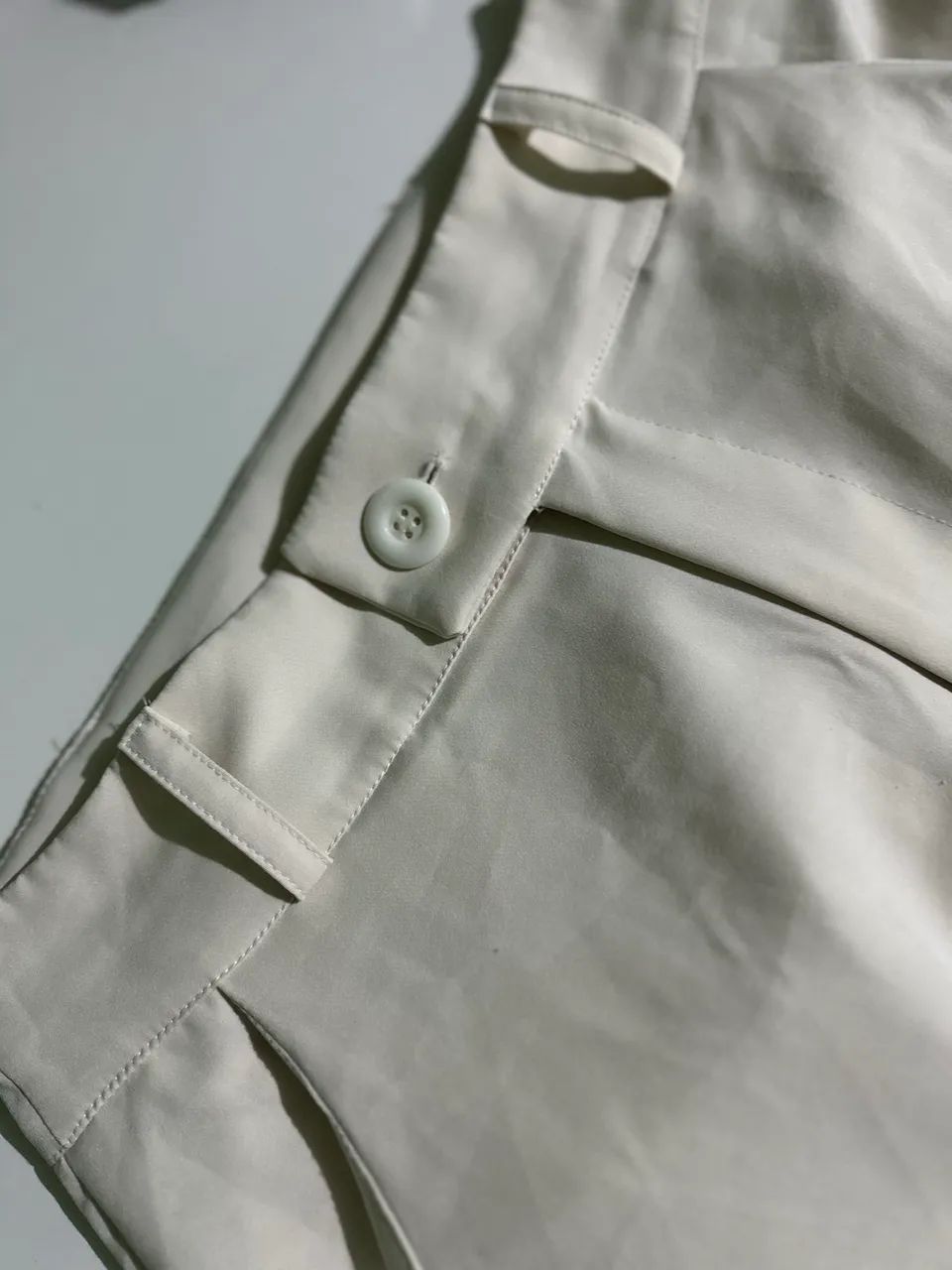 Calça Alfaiataria Pantalona | COR BEGE - TAM G - Foto 4