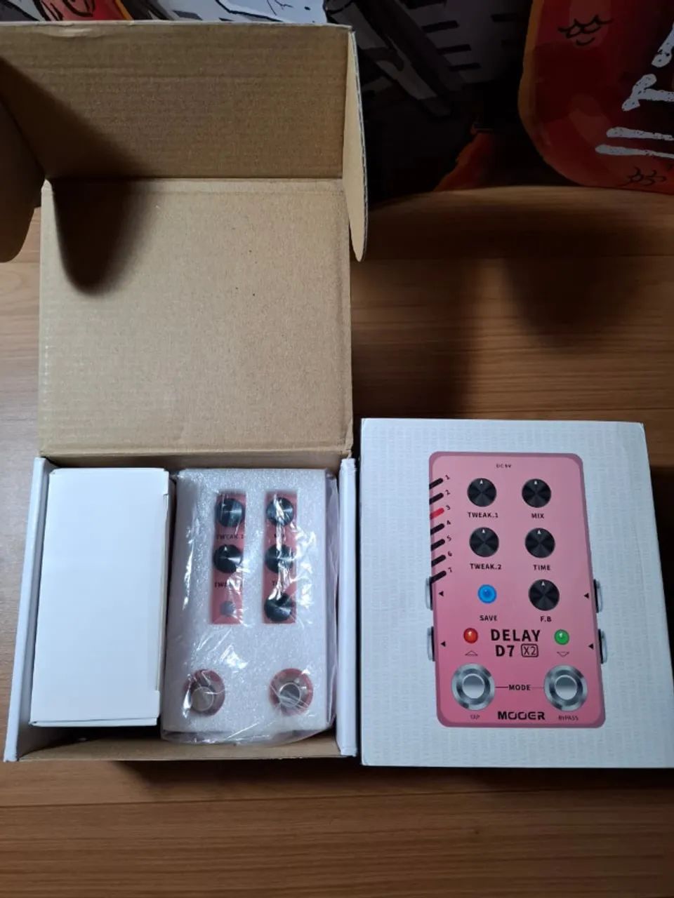 Pedal de Delay D7 X2 Mooer