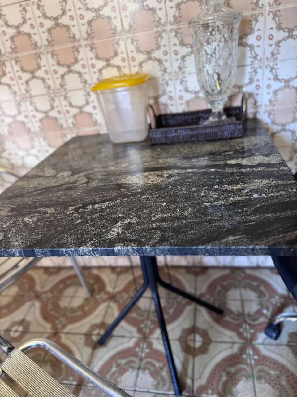 Mesa tampo de mármore 
