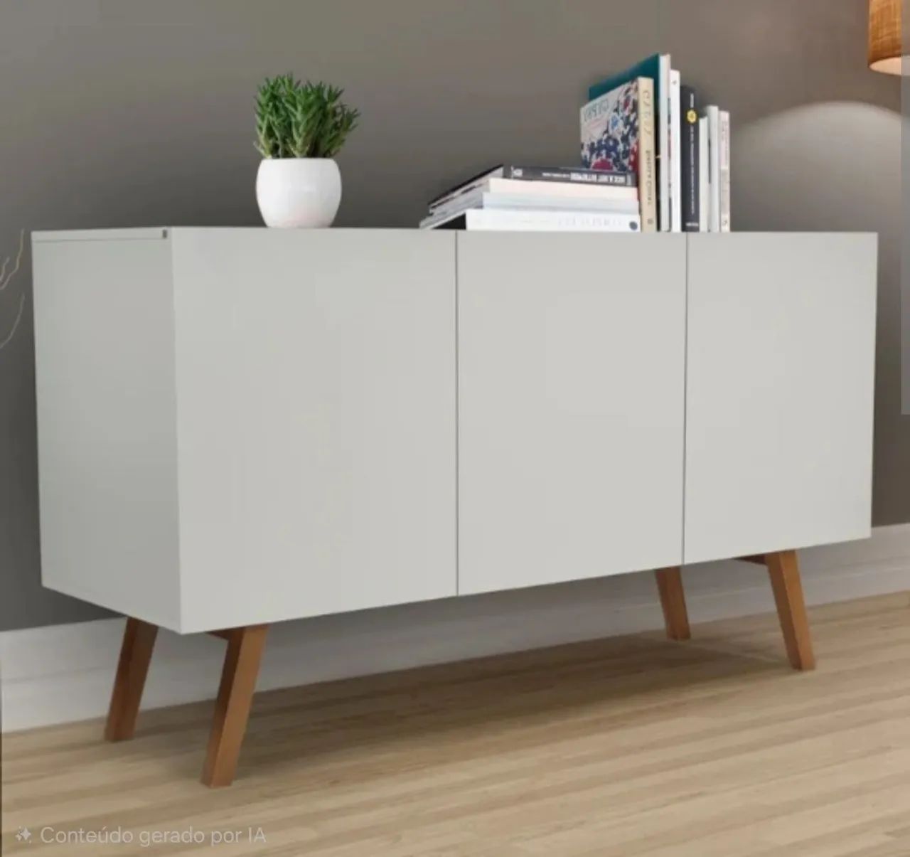 Buffet Branco 3 Portas