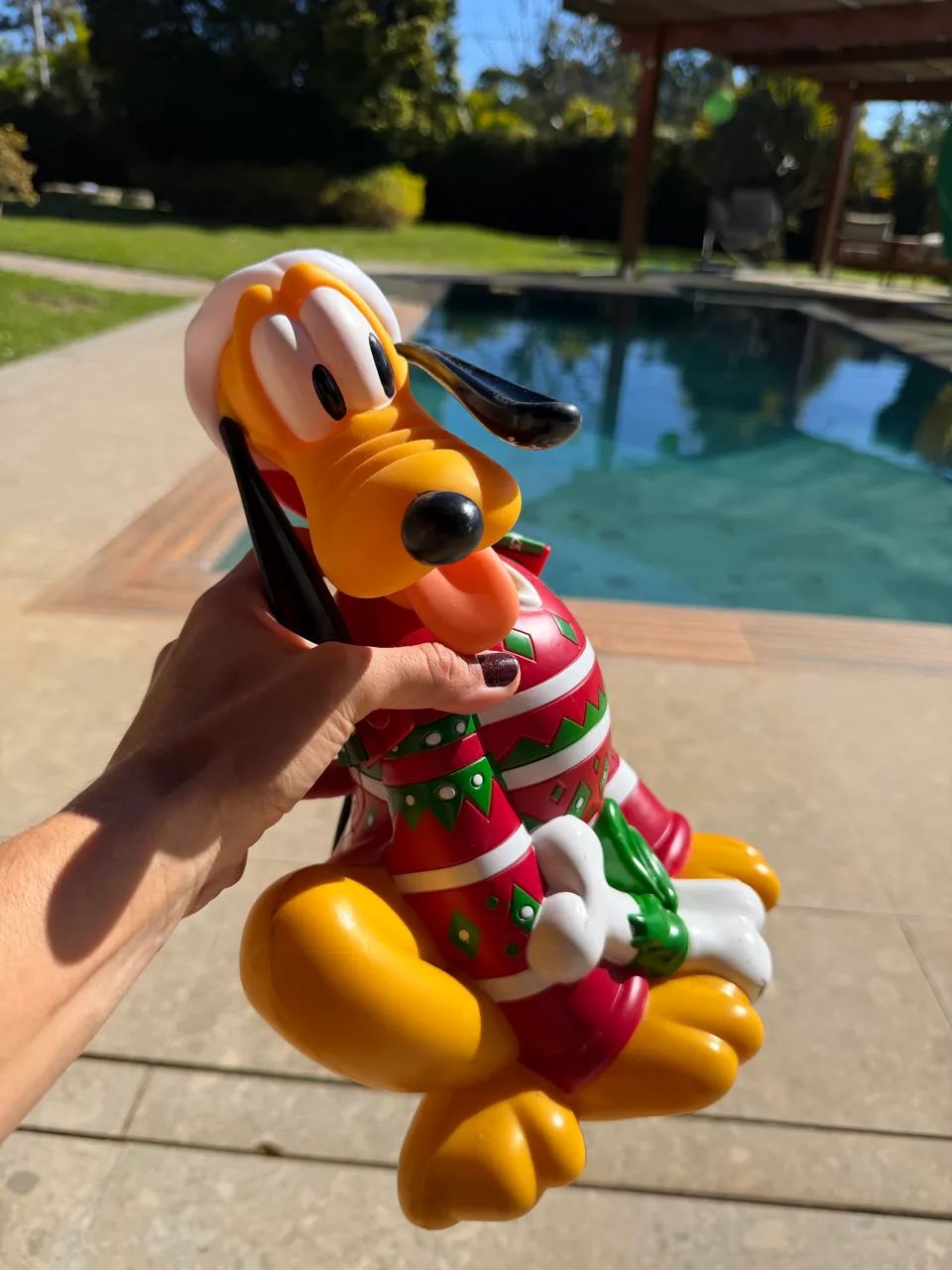 Balde de pipoca Disney - Pluto de Natal