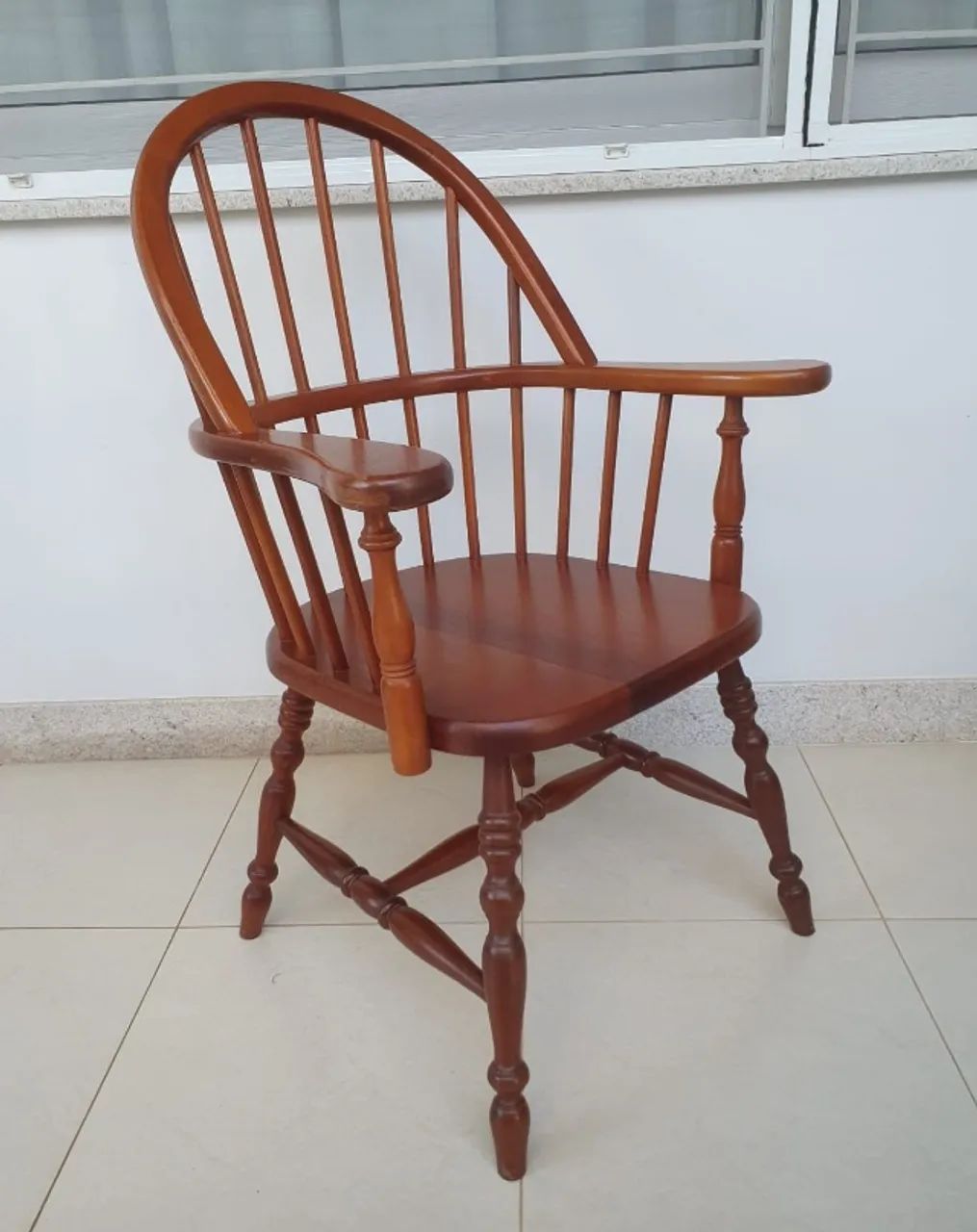 Cadeira em Madeira Maciça Torneada; estilo Country - Foto 5