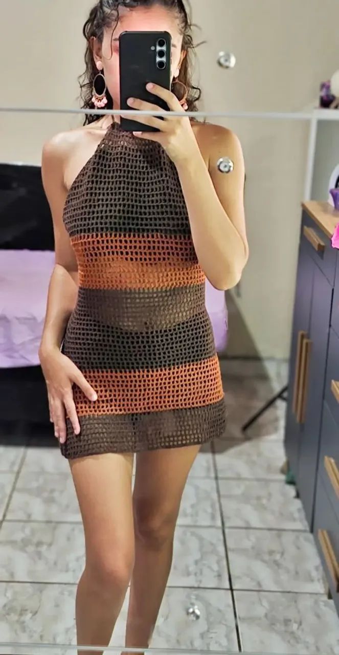 Vestido croche 