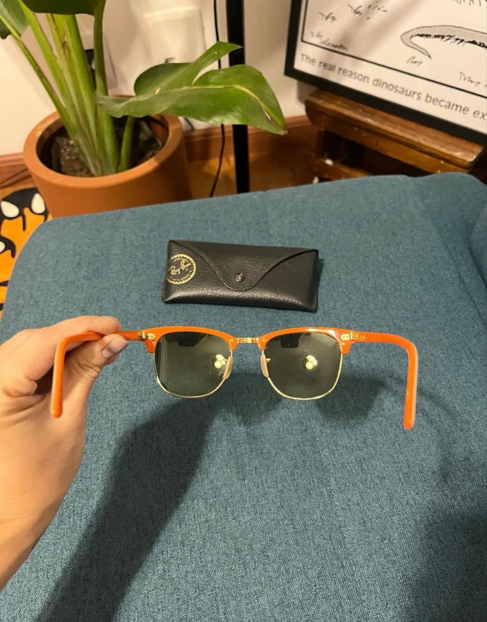 Óculos rayban clubmaster original  - Foto 4