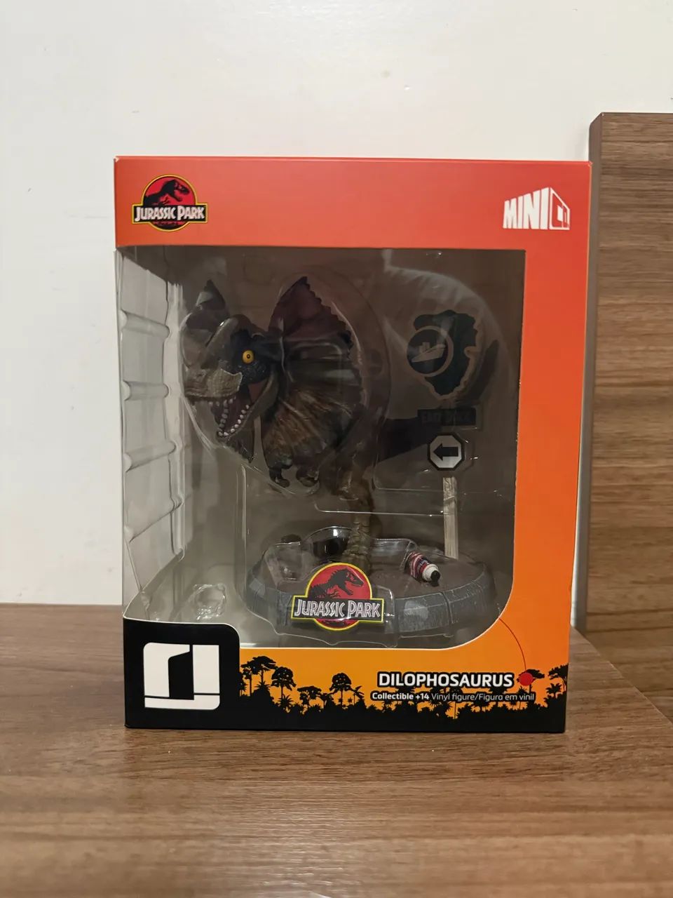 Jurassic park dilophosaurus iron studios minico  - Foto 3
