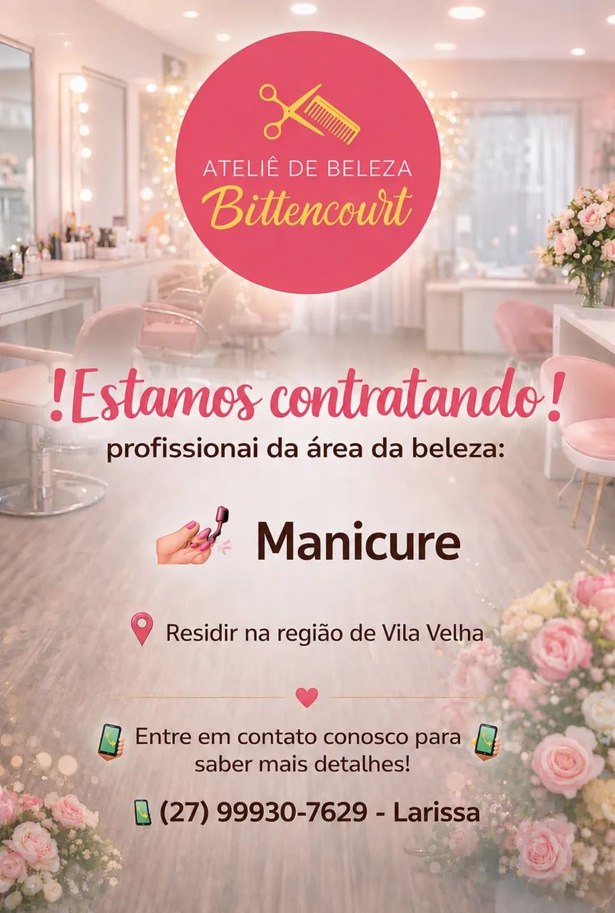 VAGA PARA MANICURE 