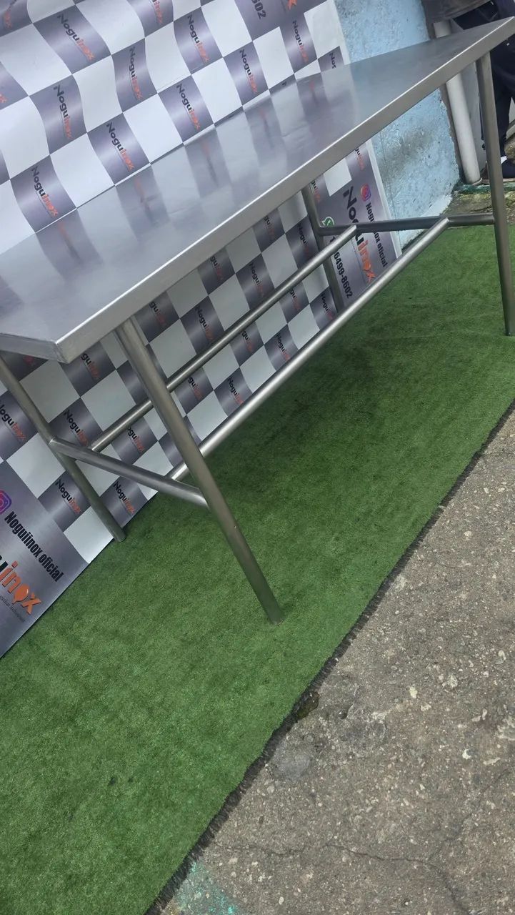 Mesa industrial inox 304 bancada reforçada  - Foto 3