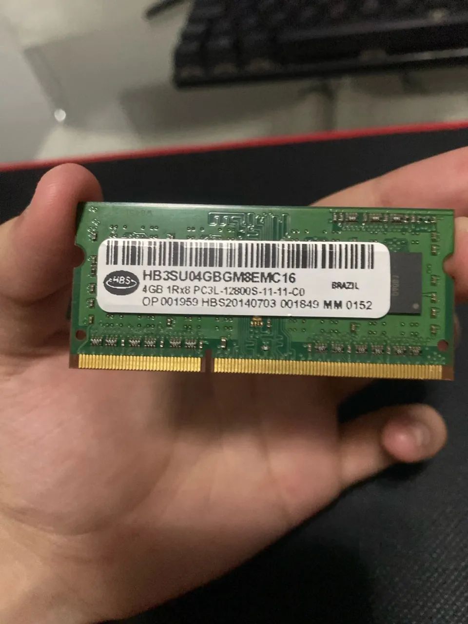 Memória RAM 4gb DDR3 PC3L