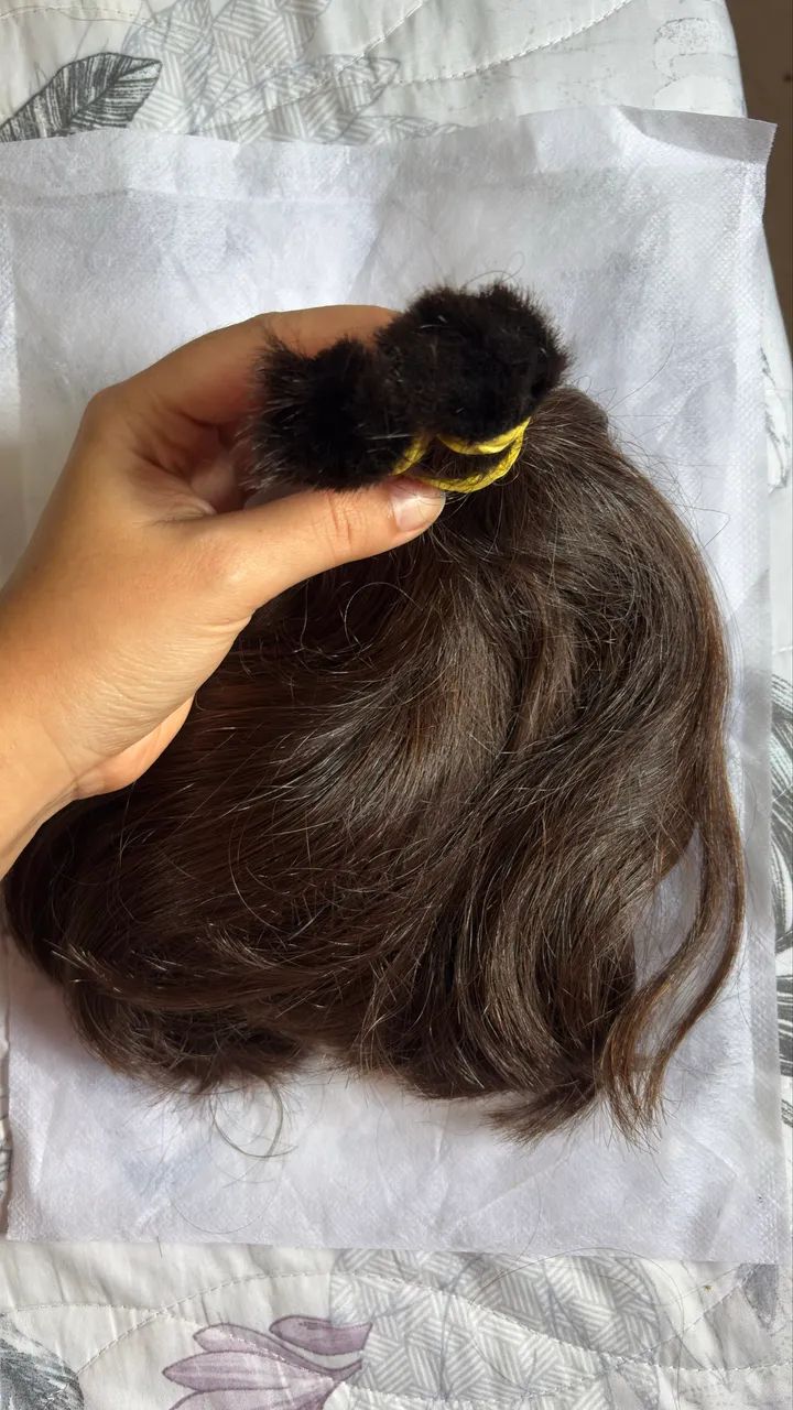 Cabelo castanho virgem  - Foto 2