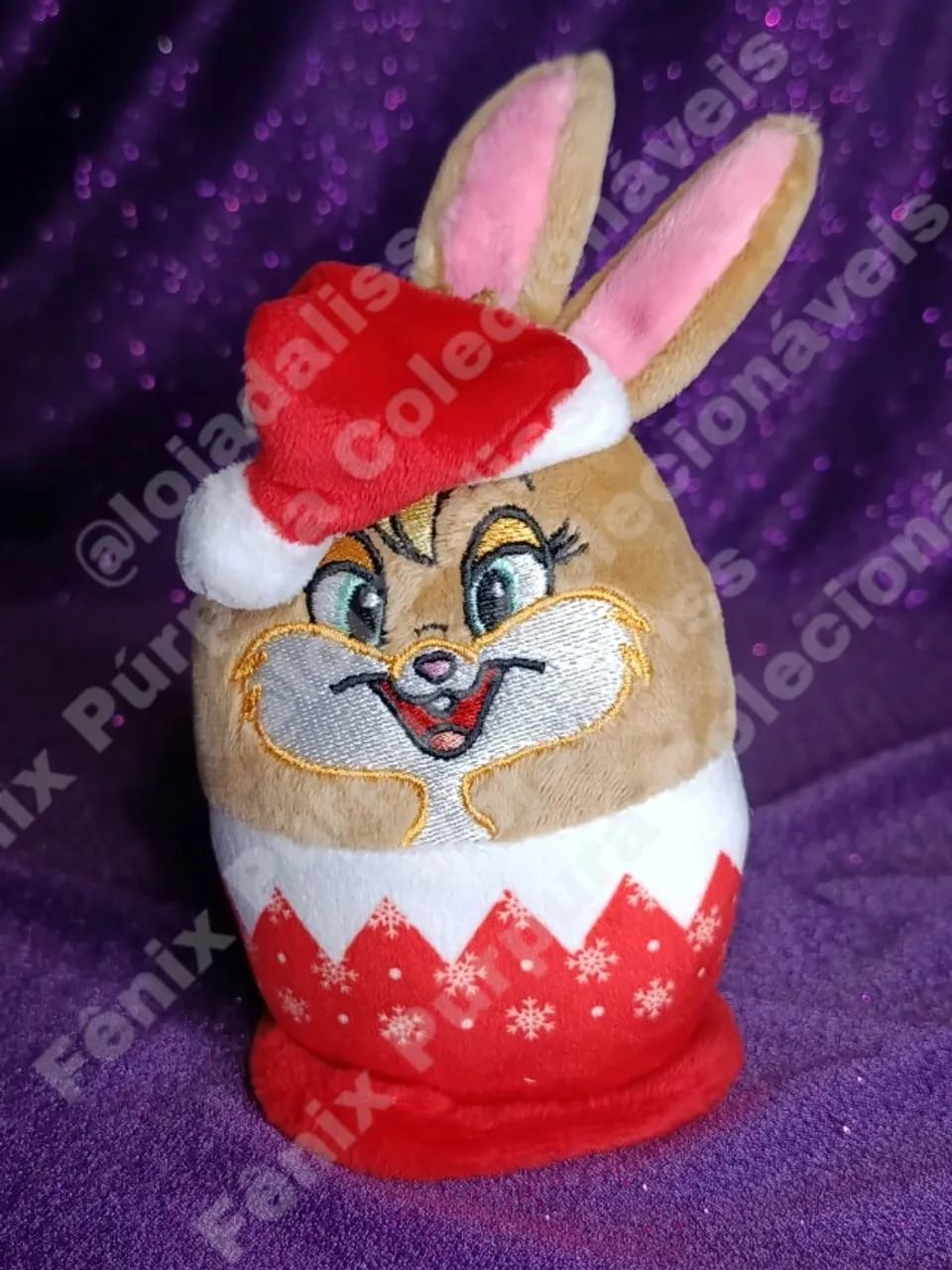 Coleção Pelúcias De Ombro Looney Tunes Lola Natal Ragazzo Habbib's Original - Foto 2