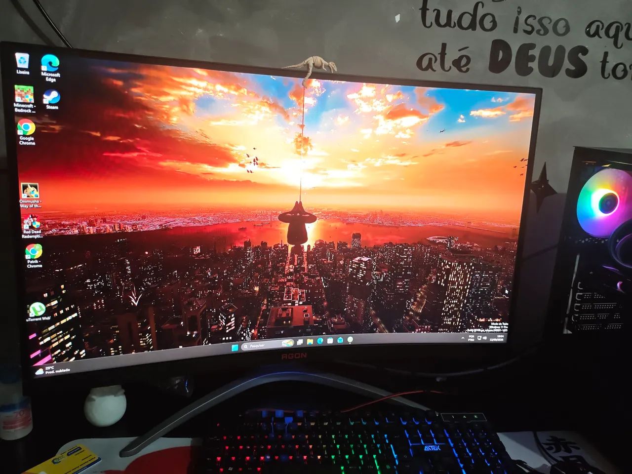 PC gamer Ryzen(Troco por notebook gamer)