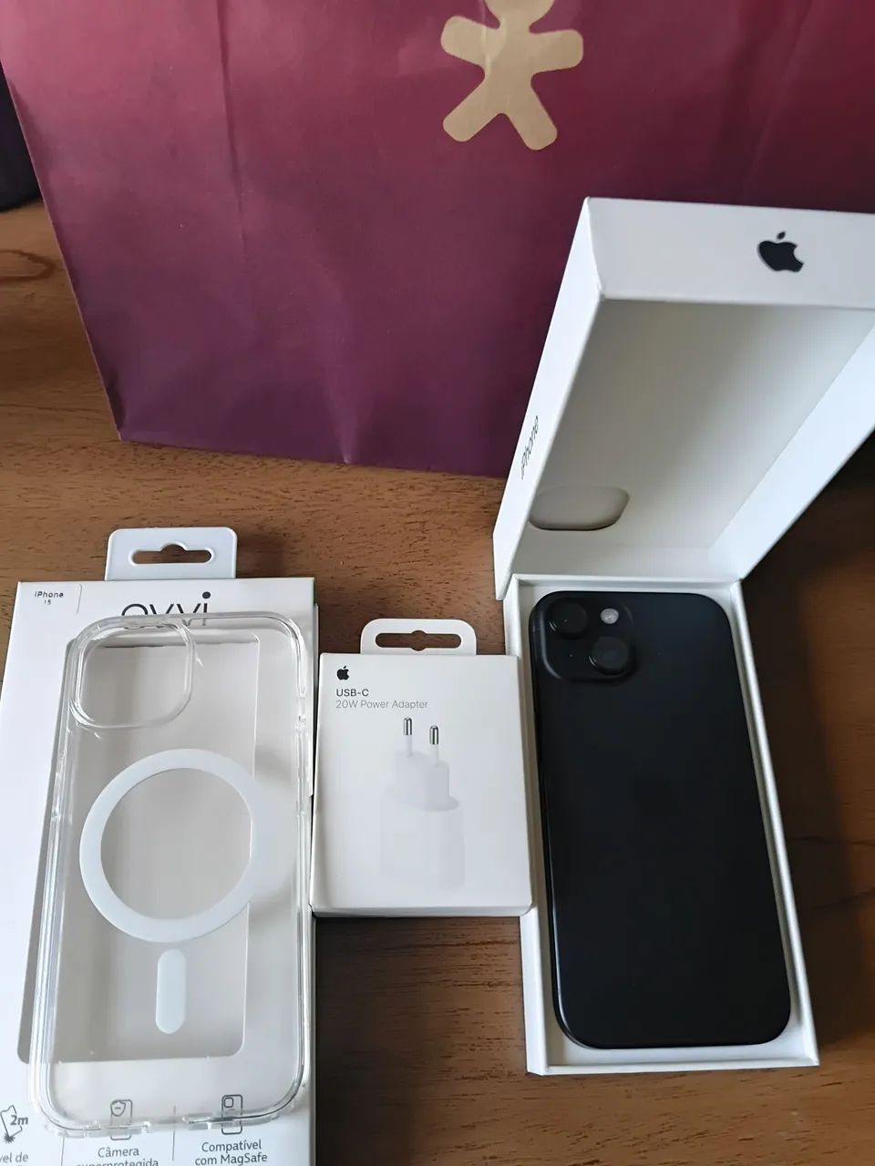 Iphone 15 256 GB cor preta
