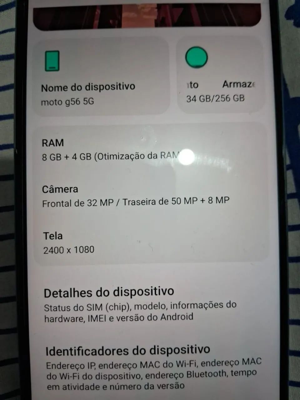 Vende se moto 56 comprado hoje 