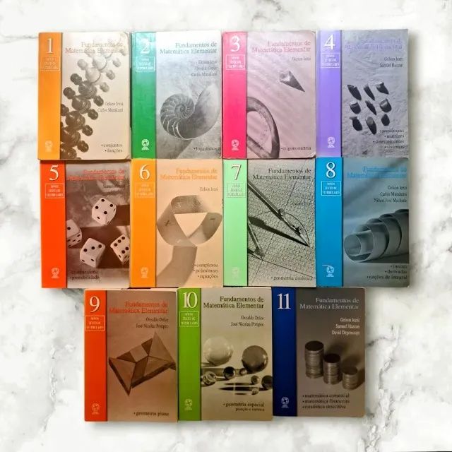 Coleção Fundamentos Da Matemática Elementar Completa com 11 volumes - Gelson Iezzi