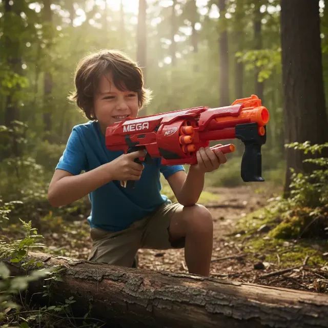 Nerf Mega Rotofury (Usado) - Foto 3