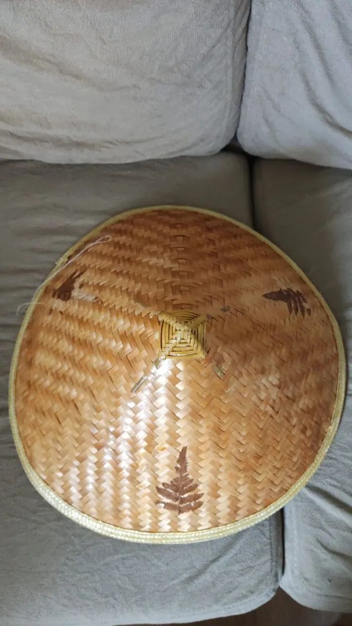 Chapéu chinês SAKAT de bambu - Foto 2