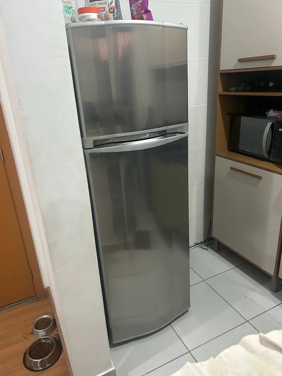 Geladeira inox