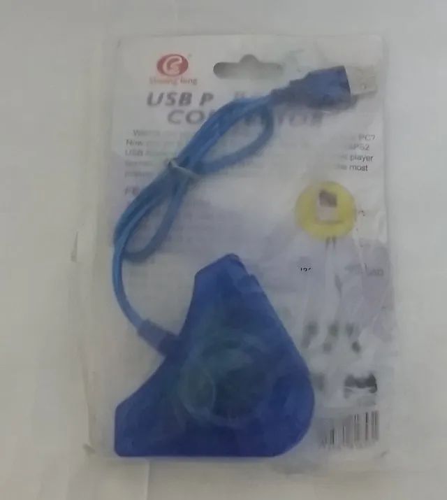 Conversor de Controle Playstation 1 e 2 para PC USB