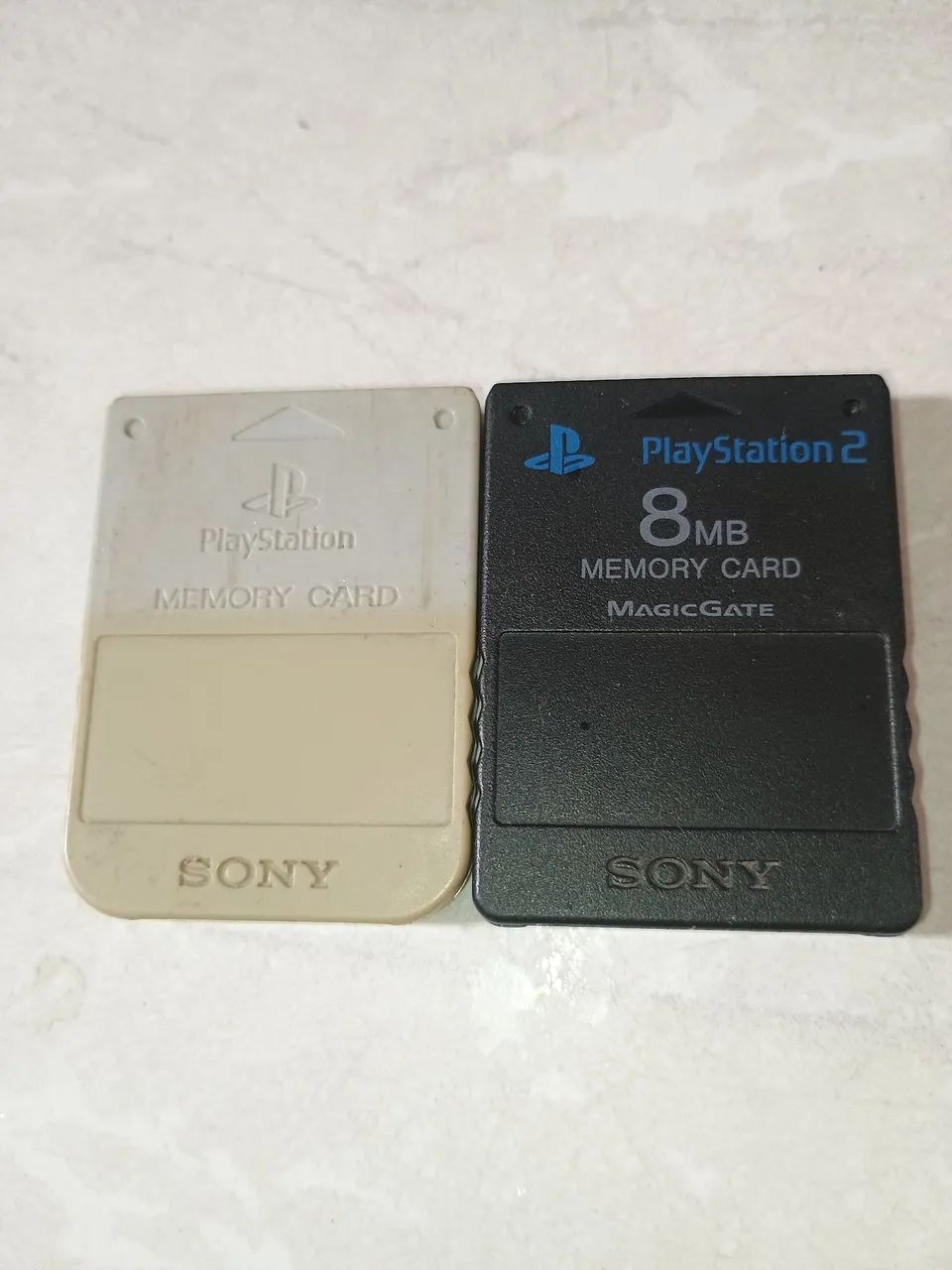 kit 2 controles ps2 e 2 memory cards - Foto 4