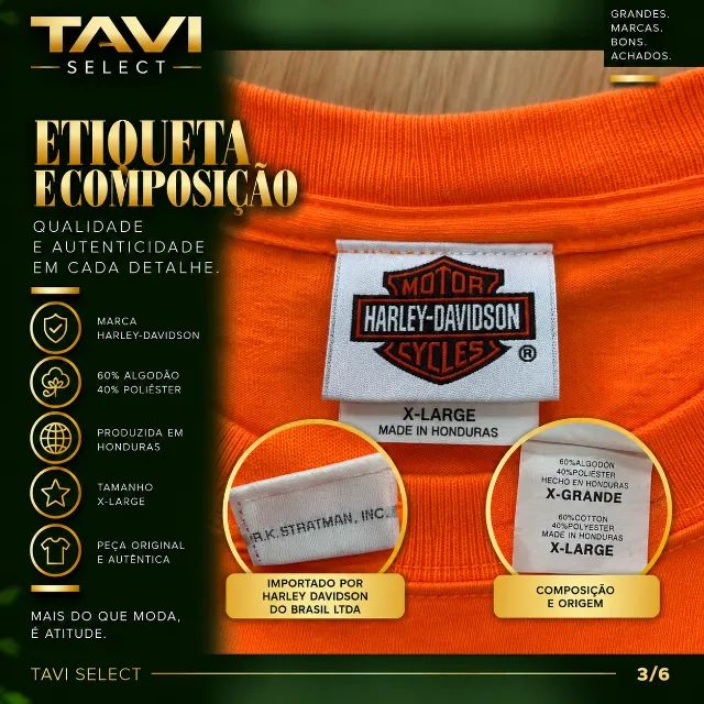 Camiseta Harley-Davidson Rio de Janeiro  - Foto 4