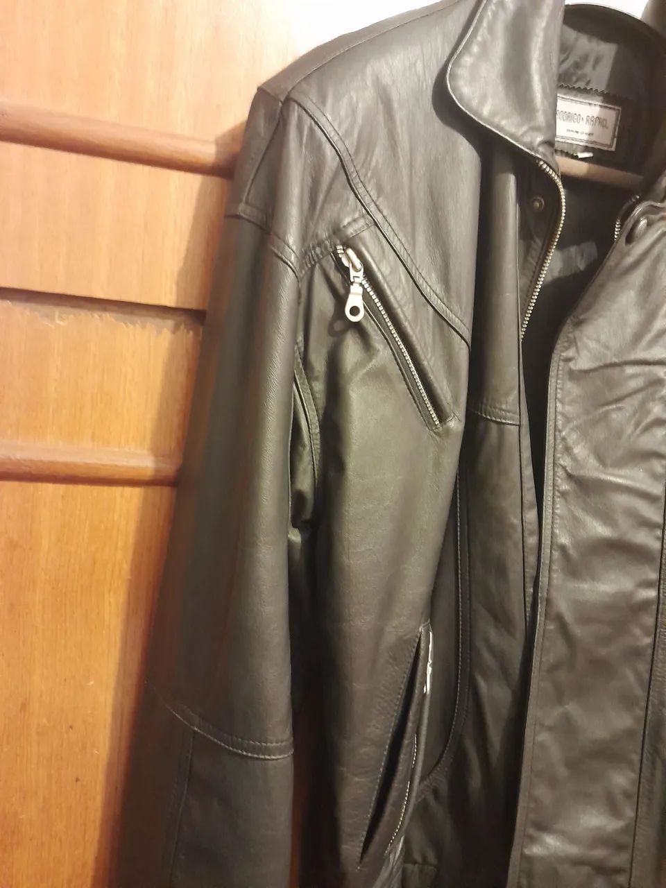 Jaqueta de couro legítimo  - Foto 4