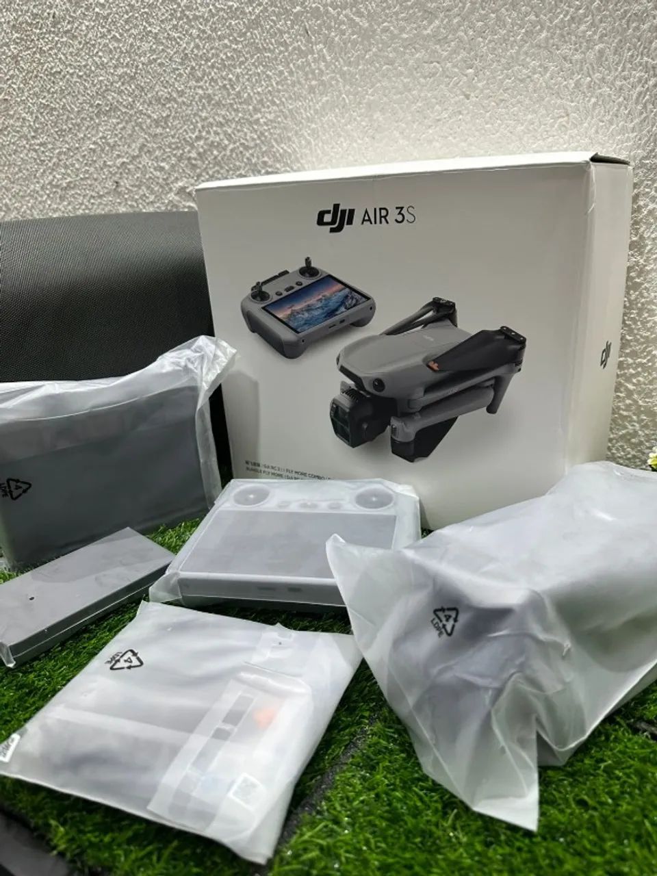 Drone Dji Air 3s Combo Fly More ZERO SEM USO