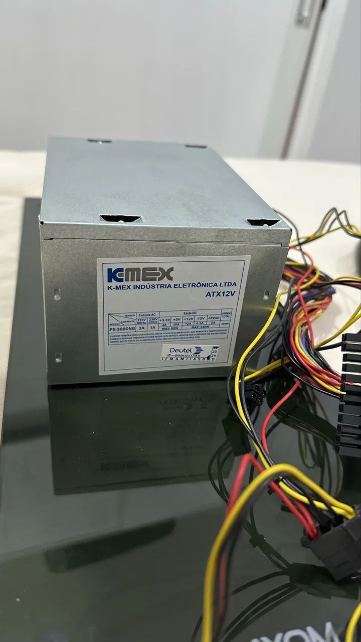 Fonte ATX K-MEX 200W Bivolt - Funcionando