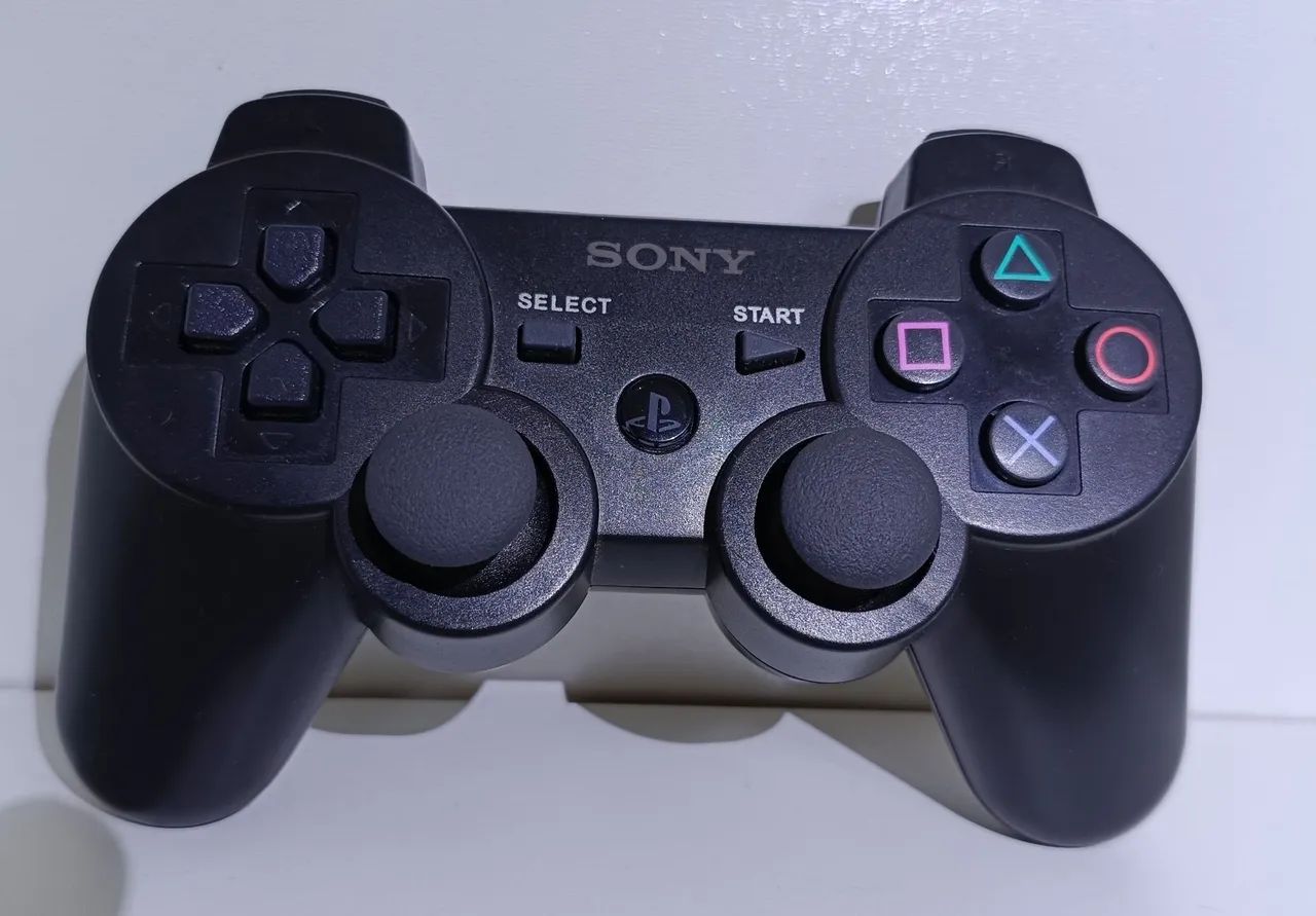 Par controle PS3 primeira linha com um cabo excelente estado pouco uso perfeitos - Foto 5