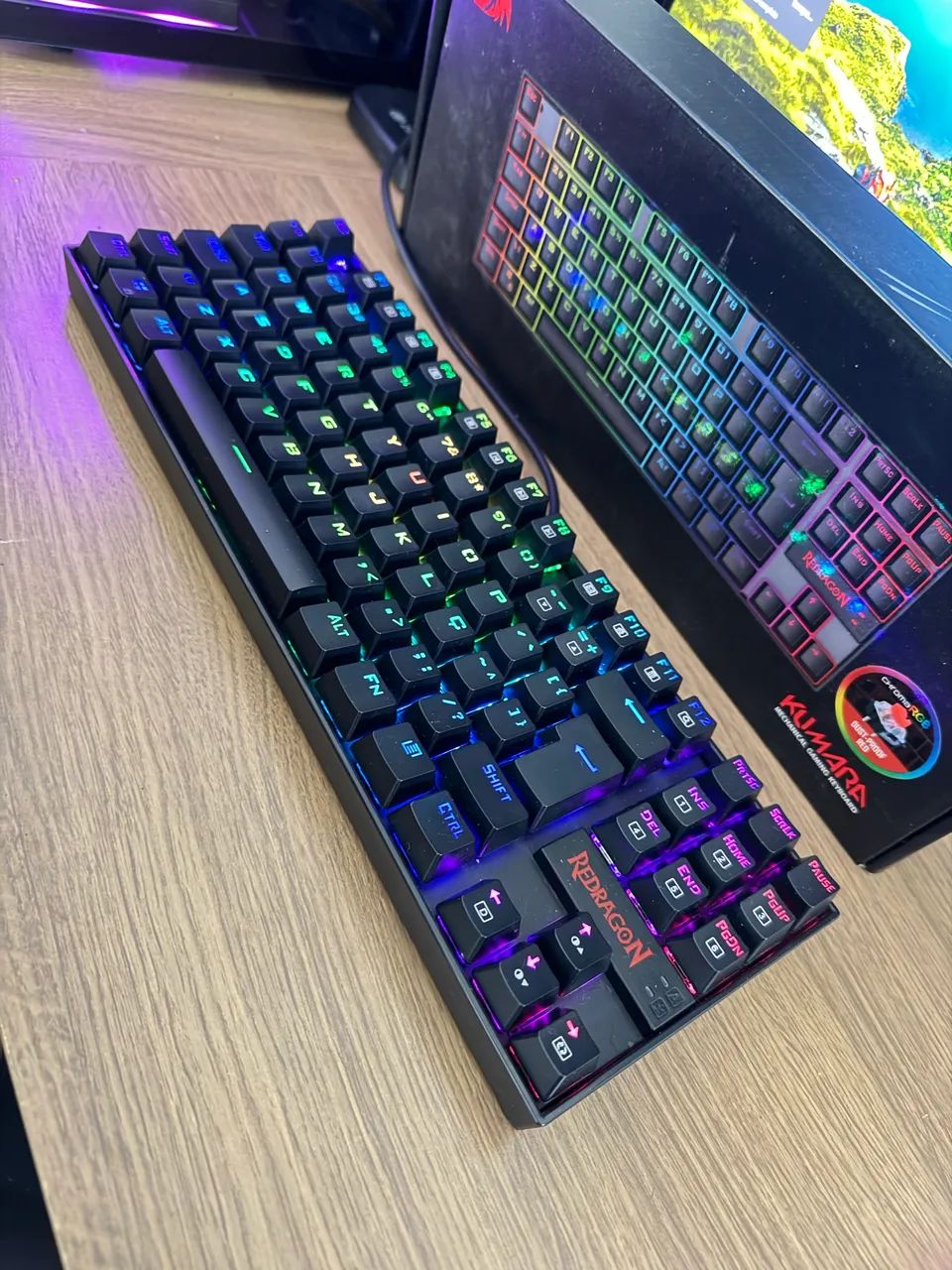 TECLADO MECÂNICO REDRAGON KUMARA V2