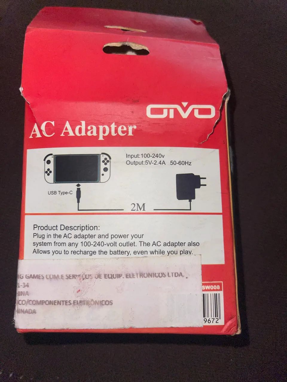 Carregador Nintendo Switch - Foto 2