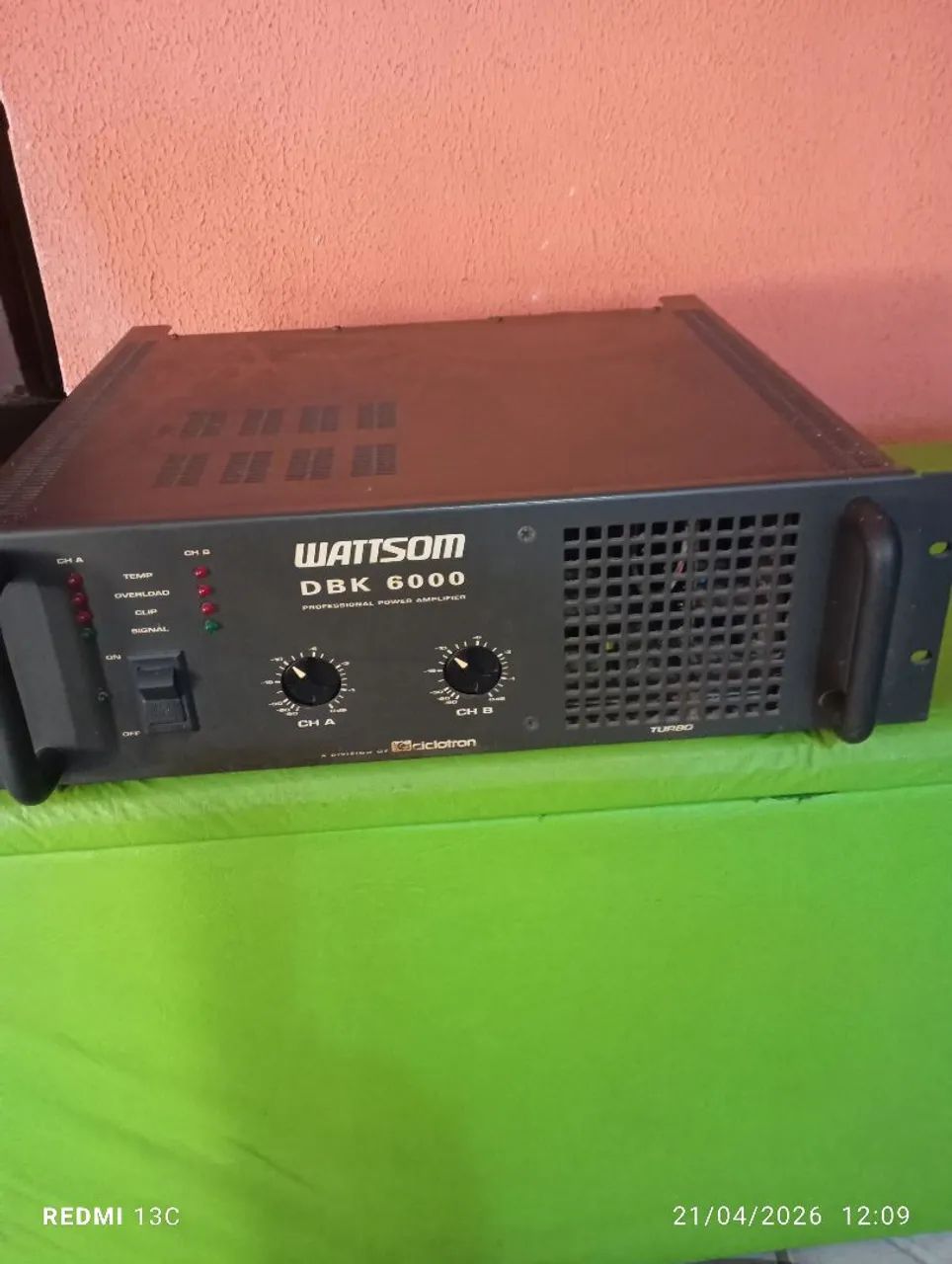 Potência Wattsom DBK 6000-900 RMS