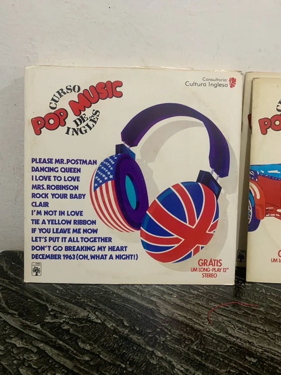 Disco vinil ?Pop Music? curso de inglês . Preço unitário  - Foto 3