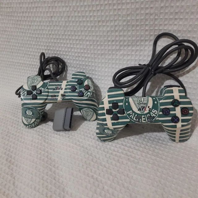 par controles playstation 1 atc palmeiras