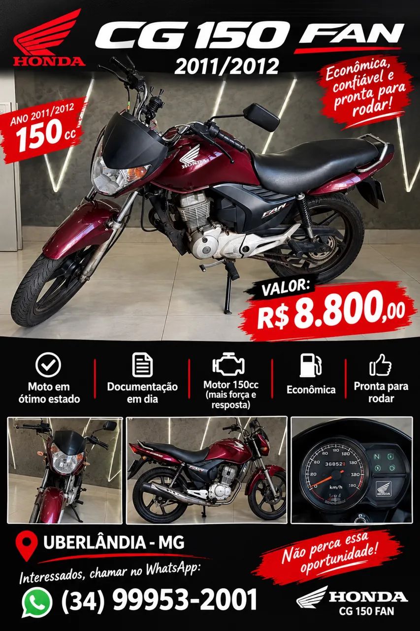 Moto pra vender rápido