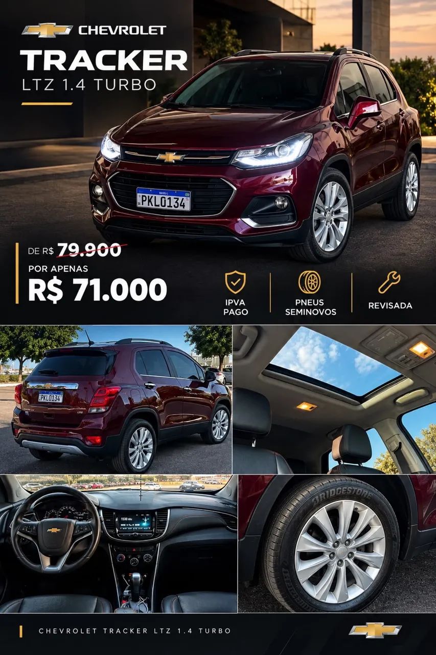 Chevrolet Tracker TRACKER LTZ 1.4 Turbo 16V Flex 4x2 Aut. 2017