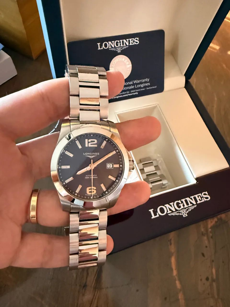 Relógio Longines Conquest Azul - Acessórios - Jóquei, Teresina