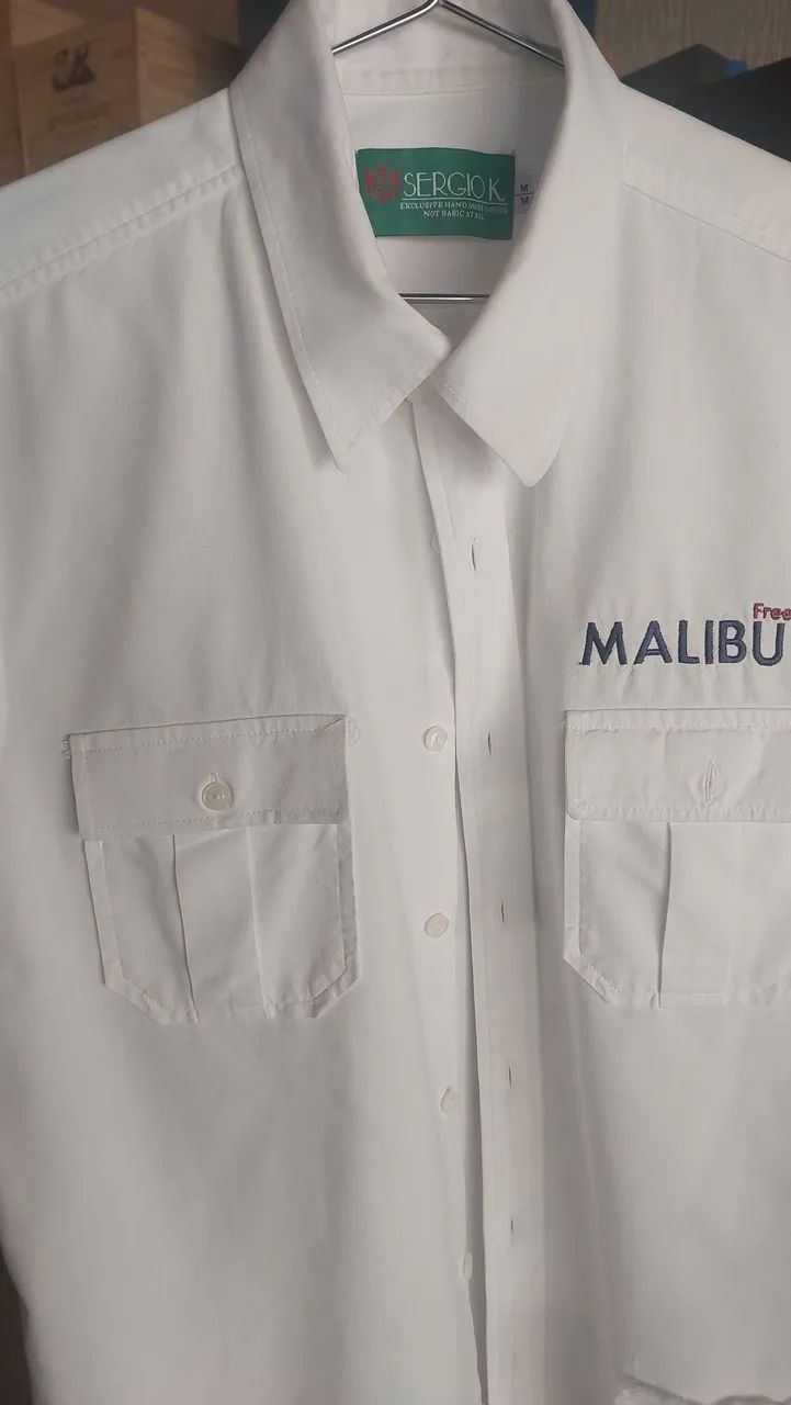 Camisa manga curta Tecido Sérgio K tam.M - Foto 4