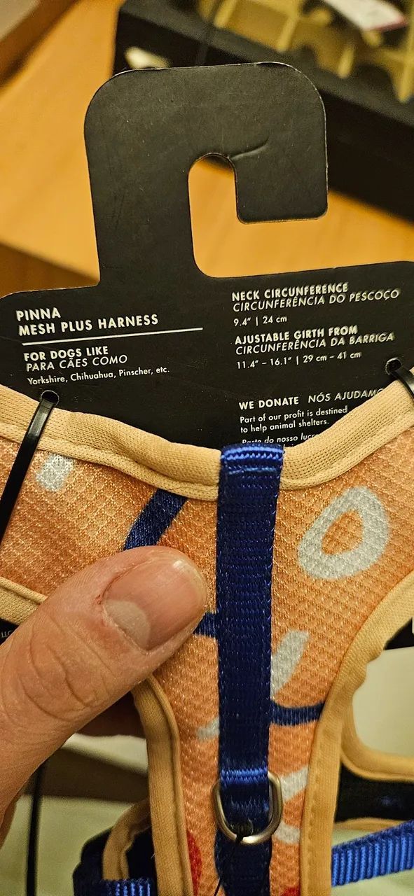 Coleira peitoral zeedog mesh plus harness - Foto 3