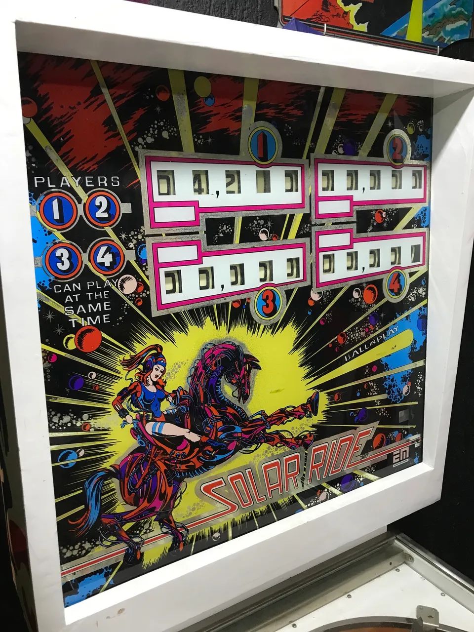 Máquina Pinball fliperama Solar Ride Eletromatic 1978 funcionando - Foto 3