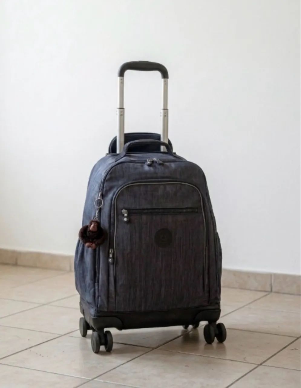 Mochila Kipling New Zea Cinza